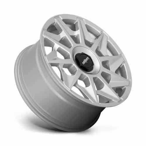 Rotiform 1 Piece CVT R124 Wheel - 18x8.5 / 5x112 / +45mm Offset - Gloss  Silver