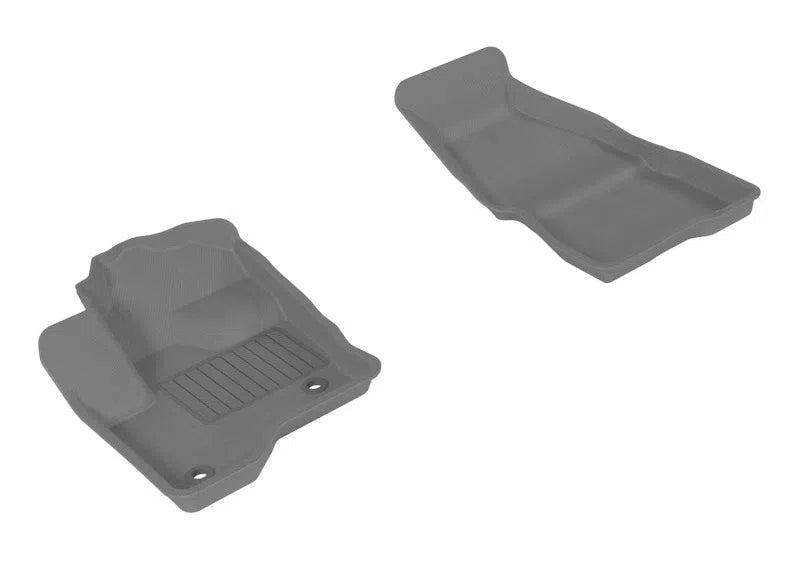 3D MAXpider 2009-2019 Ford Flex Kagu 1st Row Floormat - Gray-DSG Performance-USA