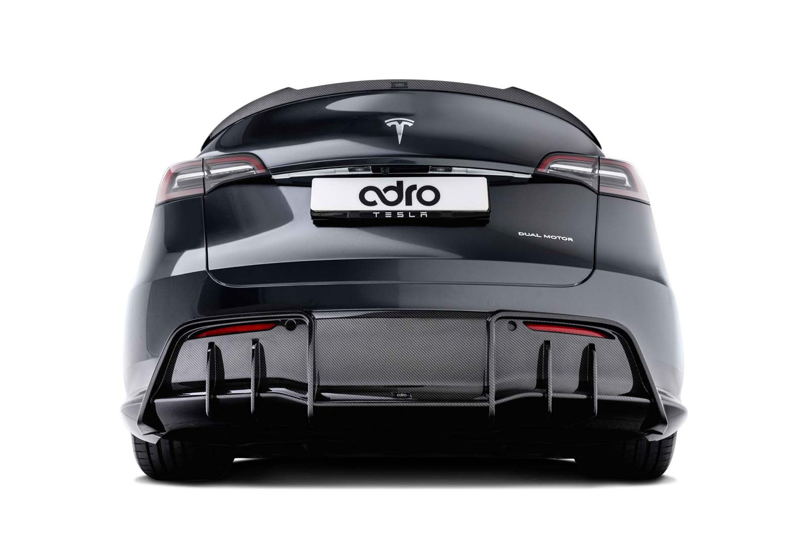ADRO Tesla Model Y Premium Prepreg Carbon Fiber Rear Diffuser