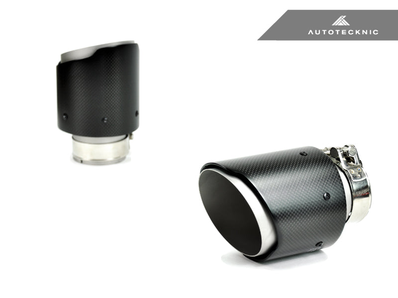 AutoTecknic Dry Carbon Fiber Exhaust Tip-DSG Performance-USA