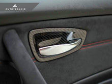 Load image into Gallery viewer, AutoTecknic Dry Carbon Interior Door Handle Trims - E82 1M-DSG Performance-USA