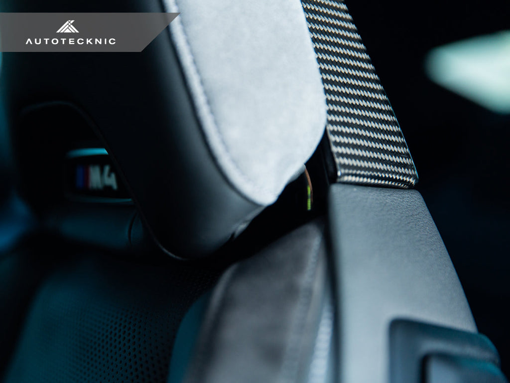 AutoTecknic Dry Carbon Seat Back Cover - G80 M3 | G82 M4-DSG Performance-USA