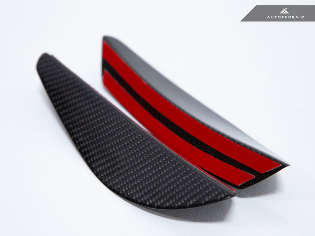 AutoTecknic Front Bumper Dry Carbon Canard Set - E9X M3-DSG Performance-USA