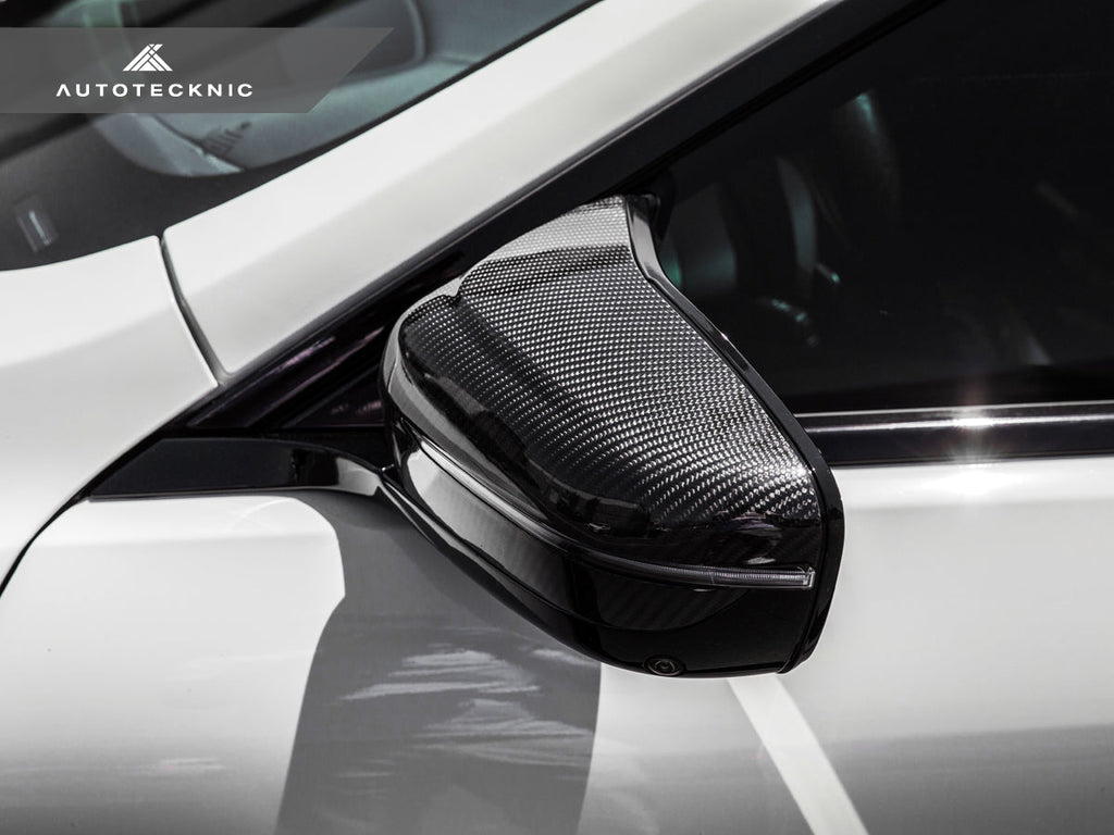 AutoTecknic Replacement Dry Carbon Mirror Covers - F90 M5-DSG Performance-USA