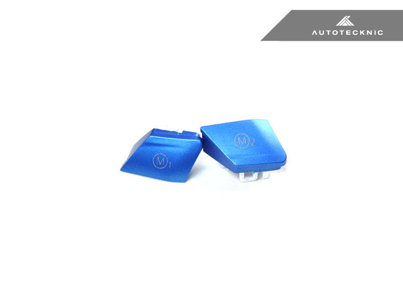 AutoTecknic Satin Royal Blue M1/ M2 Button Set - F10 M5 LCI-DSG Performance-USA