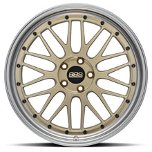 Load image into Gallery viewer, BBS LM 18x8 5x114.3 ET40 Gold Center Diamond Cut Lip Wheel - 82mm PFS/Clip Required-DSG Performance-USA