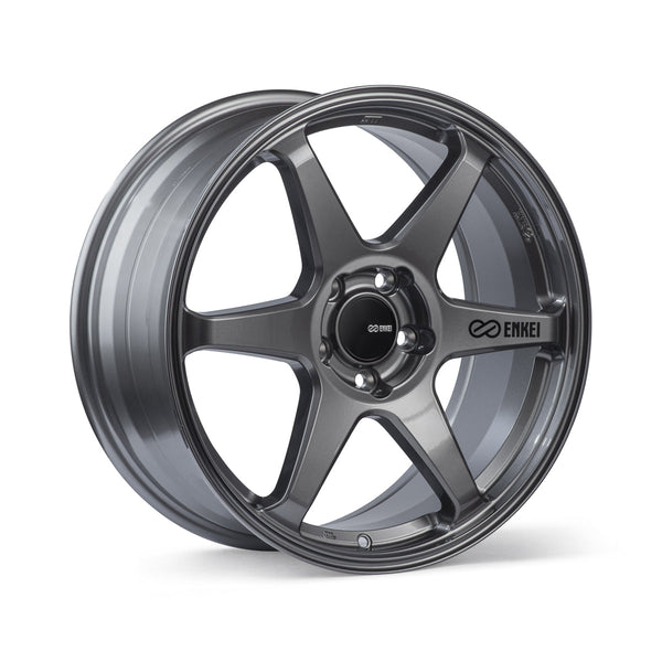 Enkei T6R 18x8.5 38mm Offset 5x114.3 Bolt Pattern 72.6 Bore Gloss Gunm –  DSG Performance