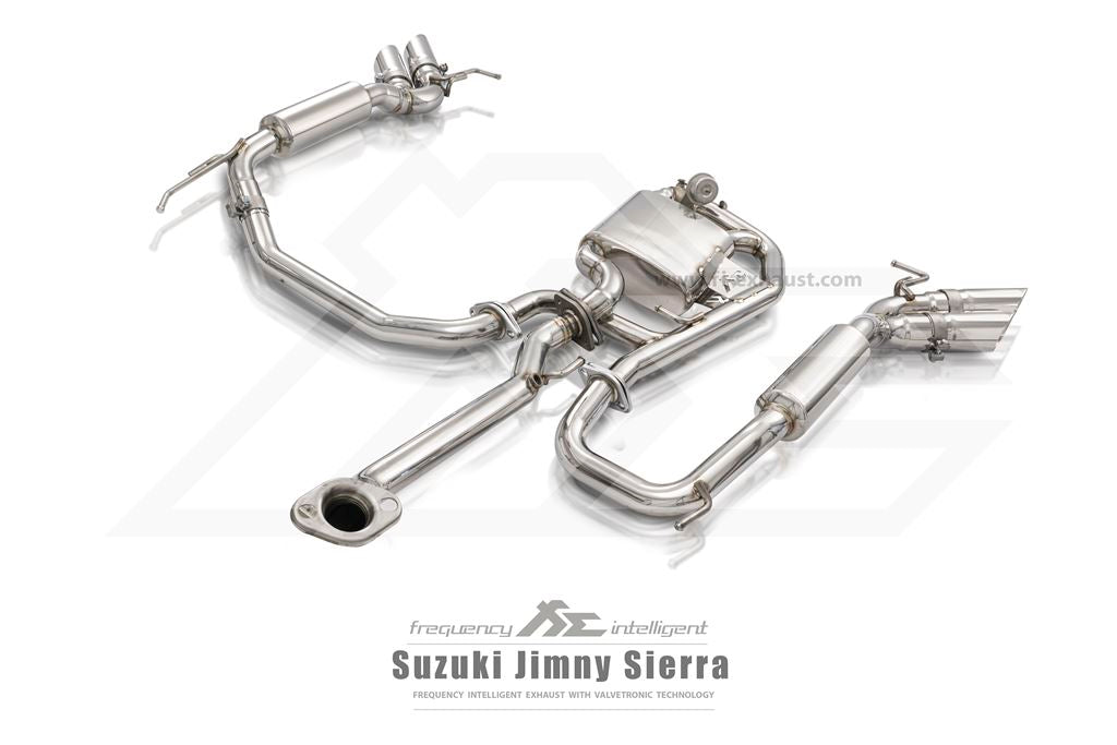 FI Exhaust Suzuki Jimny Sierra JB74 Quad Tips | K15B 1.5L | 2019+ Exhaust System-DSG Performance-USA