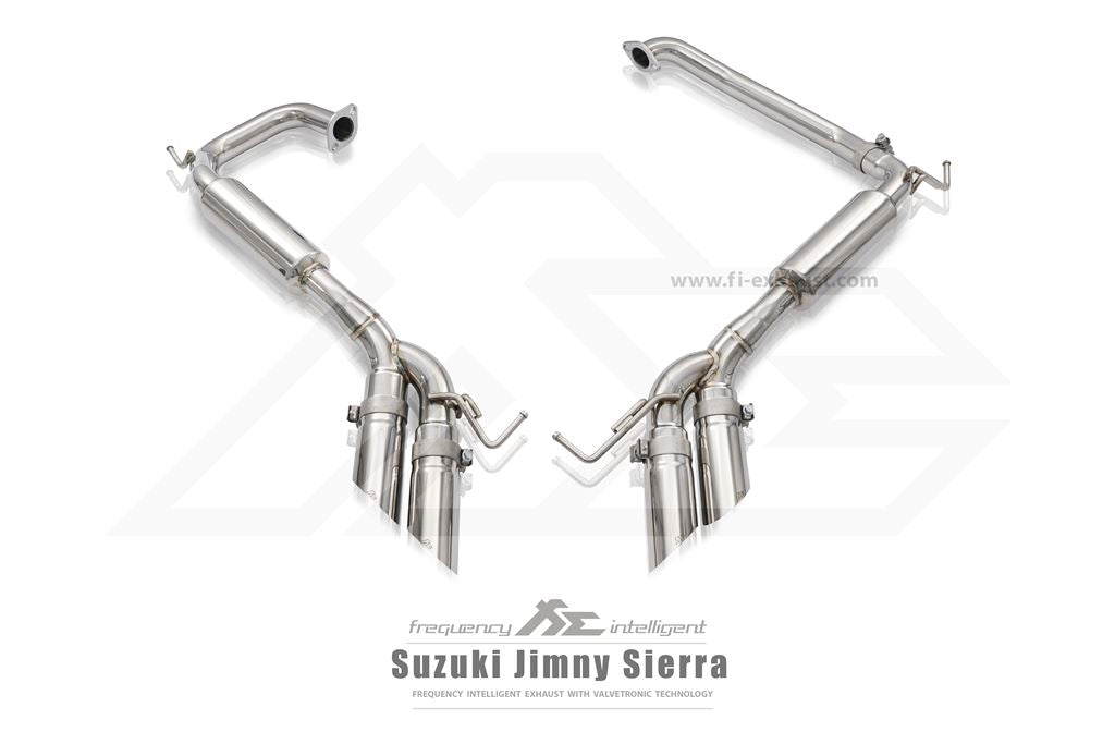 FI Exhaust Suzuki Jimny Sierra JB74 Quad Tips | K15B 1.5L | 2019+ Exhaust System-DSG Performance-USA