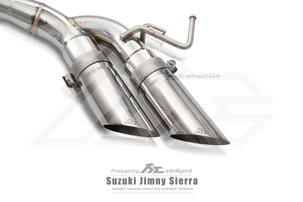 FI Exhaust Suzuki Jimny Sierra JB74 Quad Tips | K15B 1.5L | 2019+ Exhaust System-DSG Performance-USA