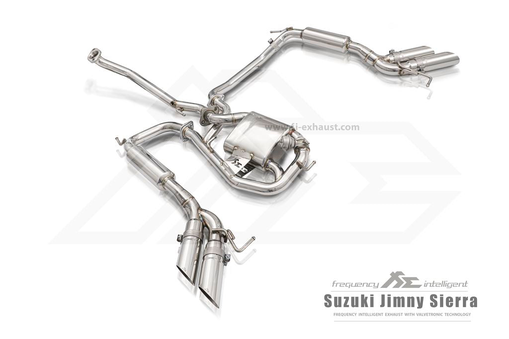 FI Exhaust Suzuki Jimny Sierra JB74 Quad Tips | K15B 1.5L | 2019+ Exhaust System-DSG Performance-USA