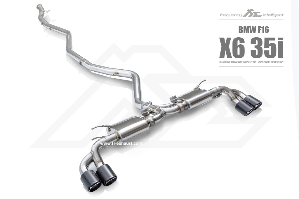 FI Exhaust X6 35i F16 / X5 35i F15 Model | N55 L6 Turbo | Dual Tips l 2015-2019 Exhaust System-DSG Performance-USA