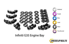 Load image into Gallery viewer, Infiniti G35 Coupe and Sedan (2003-2007) Titanium Dress Up Bolts Engine Bay Kit-DSG Performance-USA