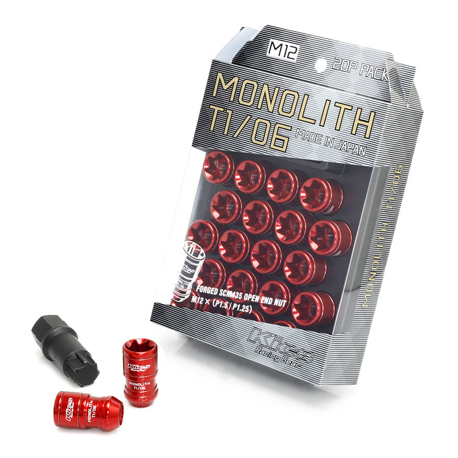 Project Kics Monolith TI/06 Lug Nuts - 12x1.25-DSG Performance-USA