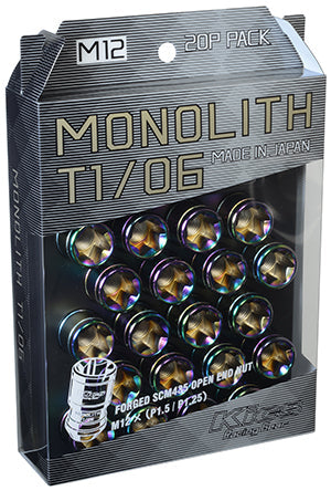 Project Kics Monolith TI/06 Lug Nuts - 12x1.25-DSG Performance-USA