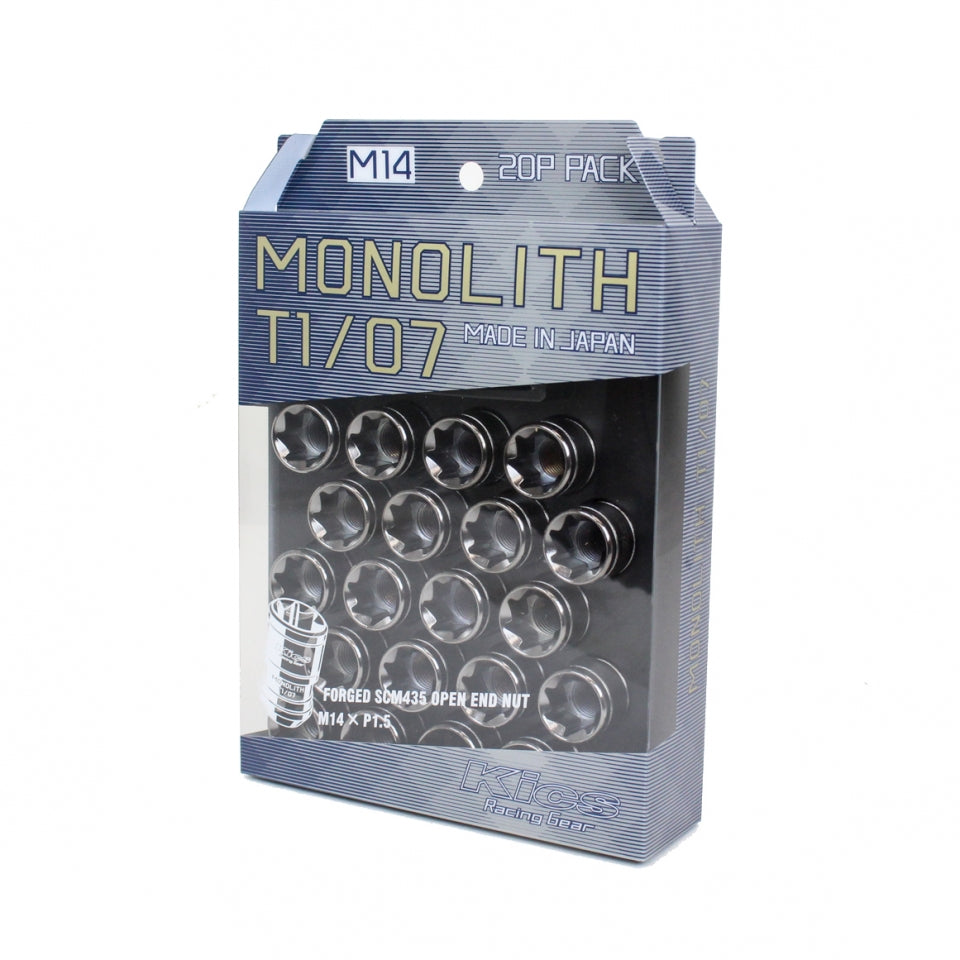 Project Kics Monolith TI/07 Lug Nuts - 14x1.5-DSG Performance-USA