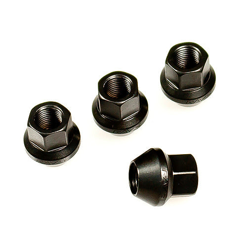 Rays 17Hex Racing Lug Nut L25 Short Type (Open End Pack of 4) 12x1.25 - Black-DSG Performance-USA