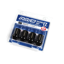 Load image into Gallery viewer, Rays 17Hex Racing Lug Nut L35 Medium Type (Closed End Pack of 4) 12x1.25 - Black-DSG Performance-USA