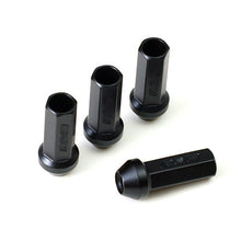 Load image into Gallery viewer, Rays 17Hex Racing Lug Nut L58 Super Long Type (Open End Pack of 4) 12x1.25 - Black-DSG Performance-USA