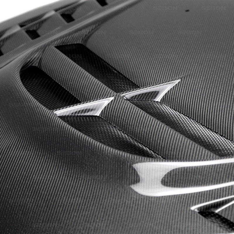 Seibon 03-07 Mitsubishi Evo 8 & 9 CW II Carbon Fiber Hood-DSG Performance-USA