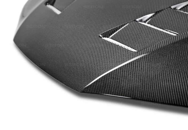 Seibon 14-15 Honda Civic 2dr TS-Style Carbon Fiber Hood-DSG Performance-USA