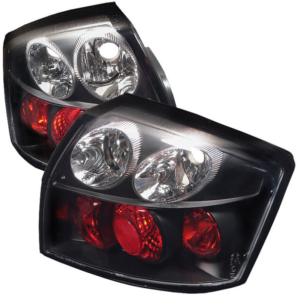 Spyder 02-05 Audi A4 (Excl Convertible/Wagon) Euro Style Tail Lights -  Black (ALT-YD-AA402-BK)