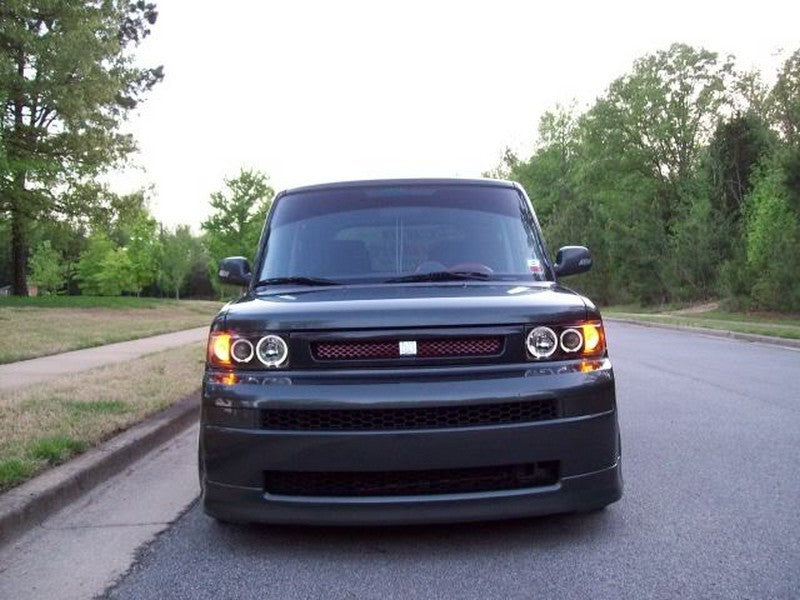 Spyder Scion XB 03-07 Projector Headlights LED Halo Black High H1