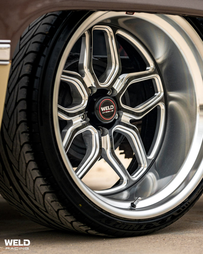 Weld Laguna Street Performance Wheel - 22x10.5 / 5x120.7 / +13mm Offset - Gloss Black Milled DIA-DSG Performance-USA